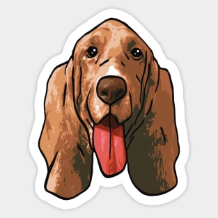 Basset Hound Dog Sticker